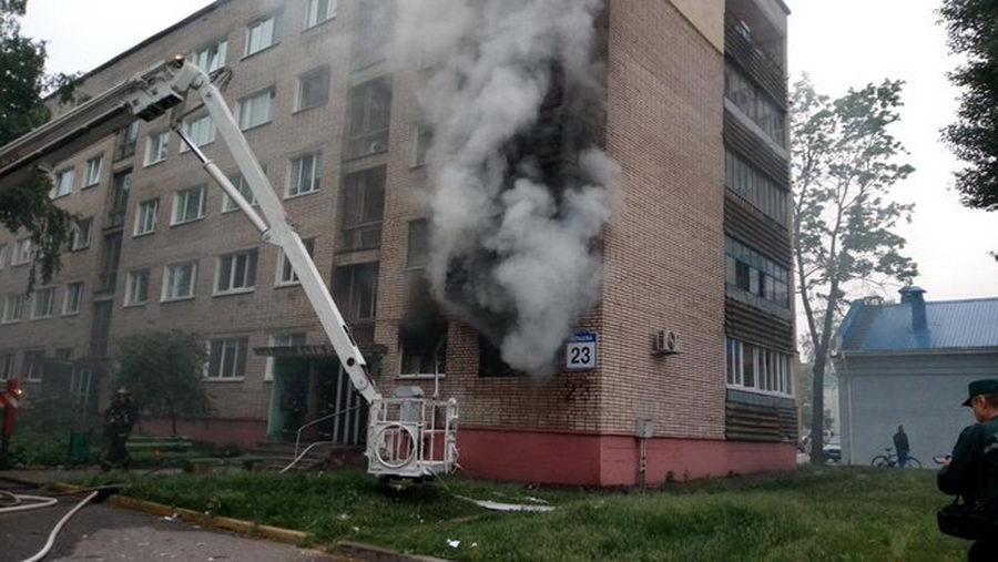В Минске произошел взрыв на улице Кольцова