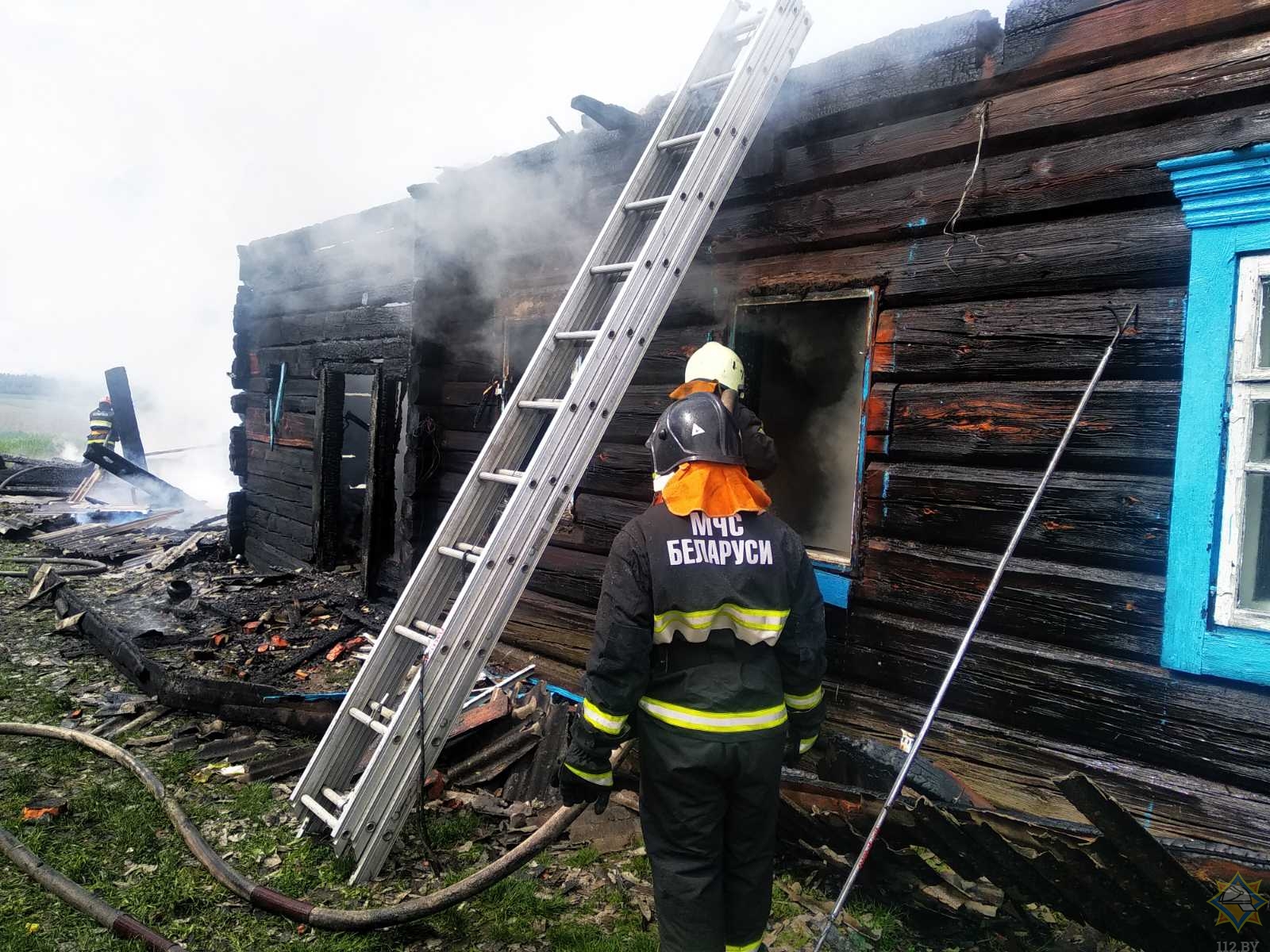 Лесник спас детей на пожаре в Лельчицком районе