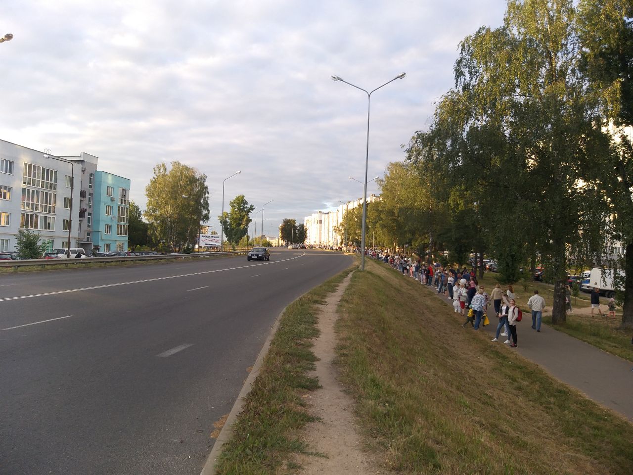 В Беларуси к вечеру начались новые акции протеста