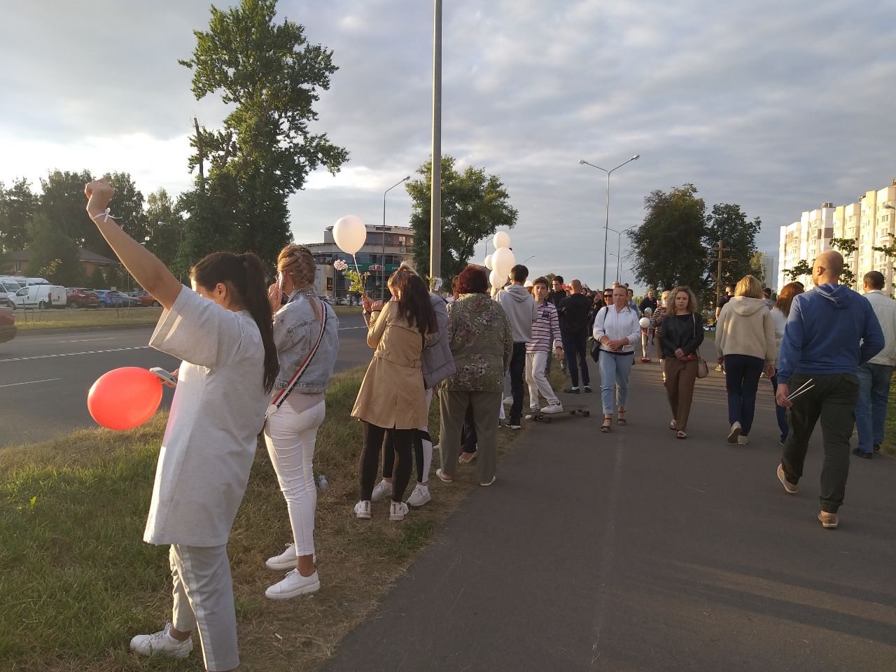 В Беларуси к вечеру начались новые акции протеста