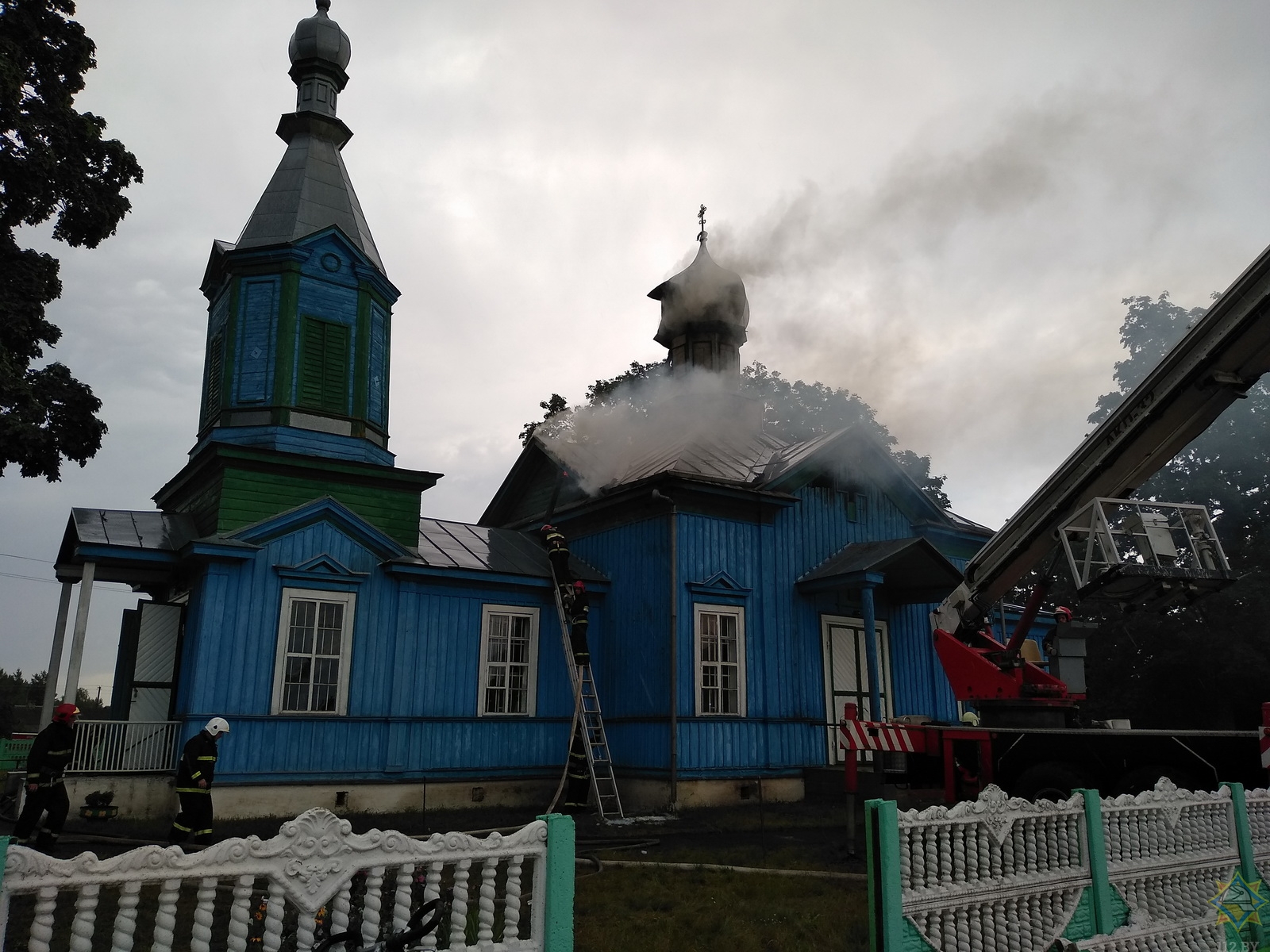 Церковь XIX века горела в Кобринском районе