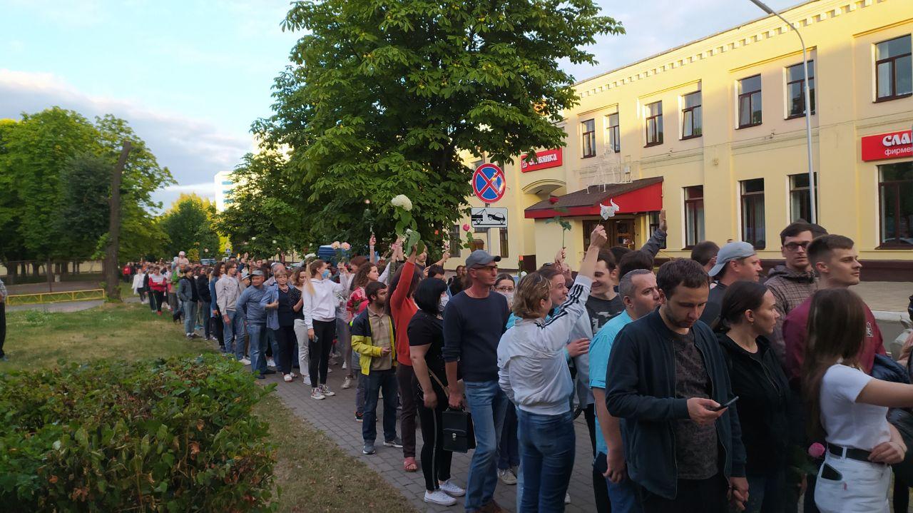 В Беларуси к вечеру начались новые акции протеста