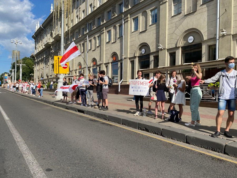 В Минске прощаются с погибшим демонстрантом