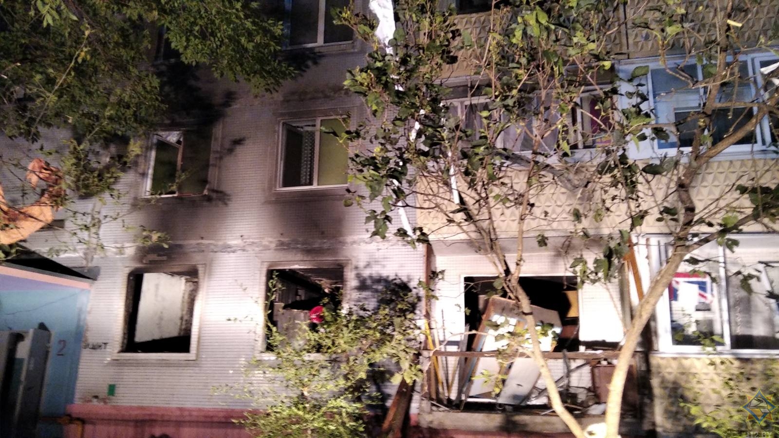 Бытовой газ взорвался в девятиэтажке в Бобруйске