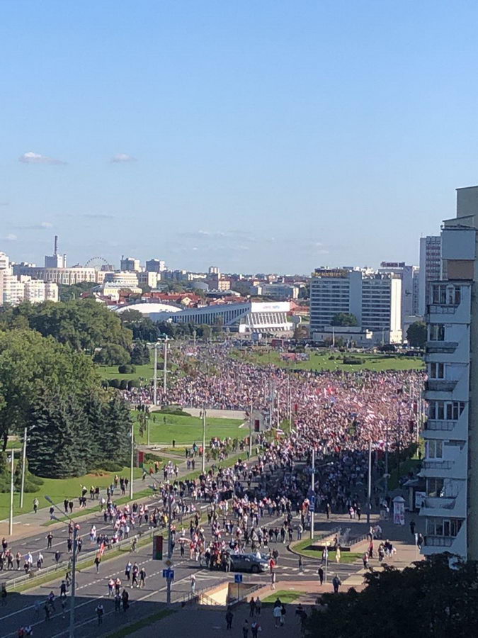 В Минске прошел воскресный марш протеста (онлайн)