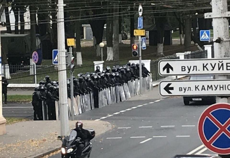 В Минске прошла воскресная акция протеста (онлайн)