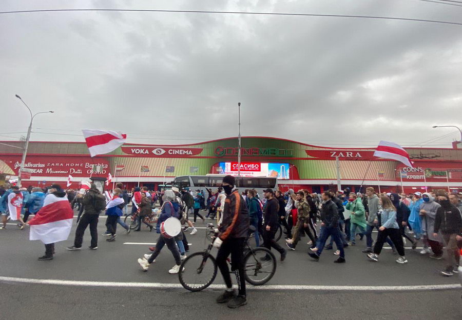 В Минске прошла воскресная акция протеста (онлайн)