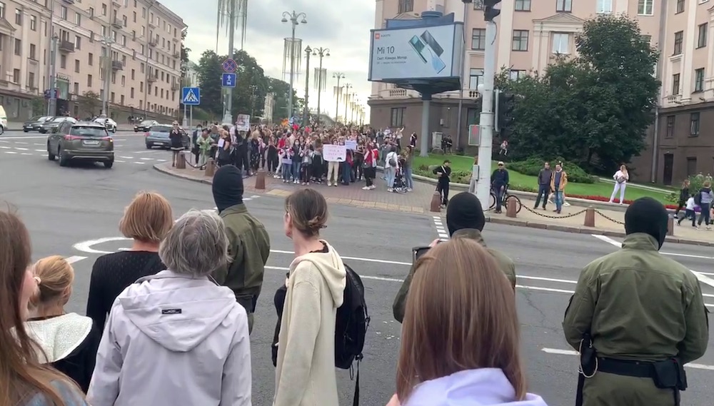 28-й день протестов  в Беларуси (онлайн)