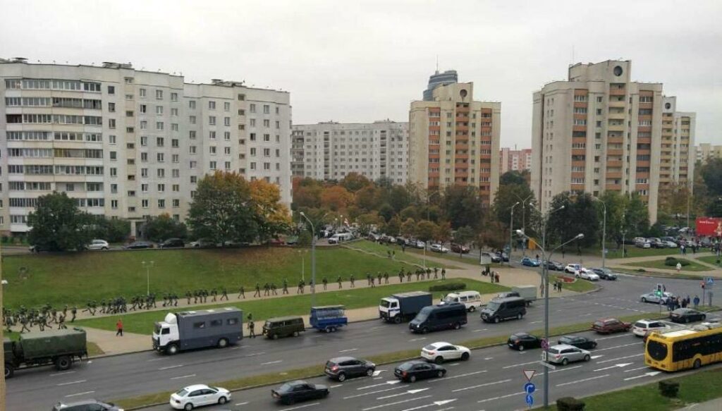 11 октября в Минске прошел воскресный марш протеста (онлайн)