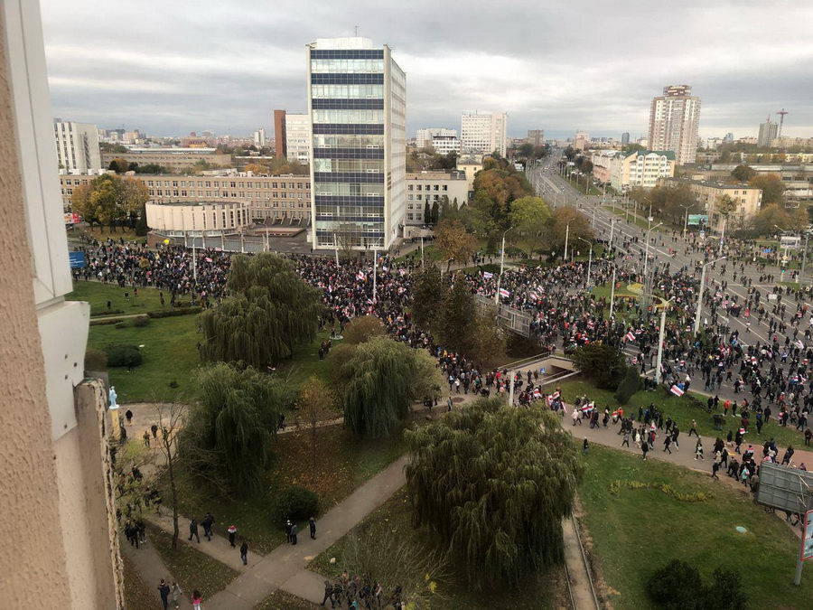 В Минске прошел Партизанский марш (онлайн)