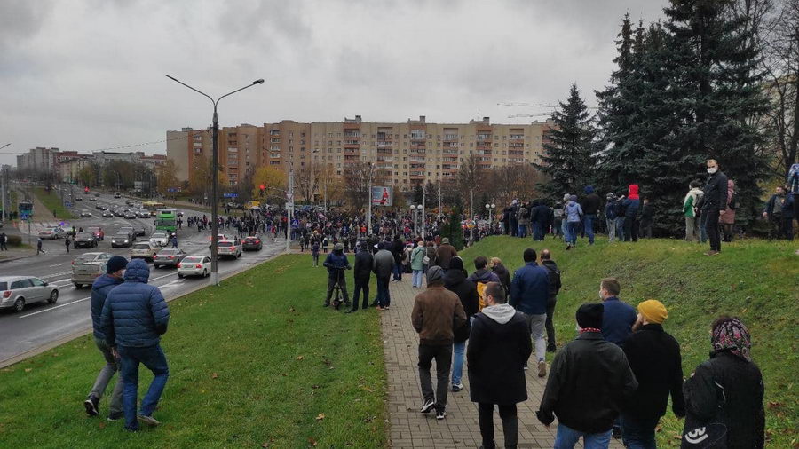 8 ноября в Минске прошла воскресная акция протеста (онлайн)