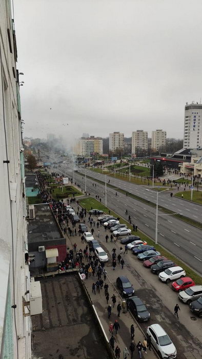 В Минске прошла акция протеста "Я выхожу"