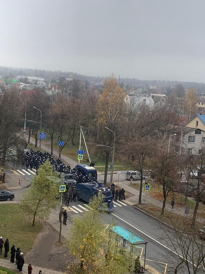 В Минске прошла акция протеста "Я выхожу"