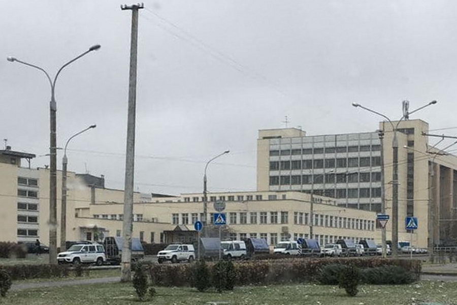 В Минске снова колонны спецтехники и силовики
