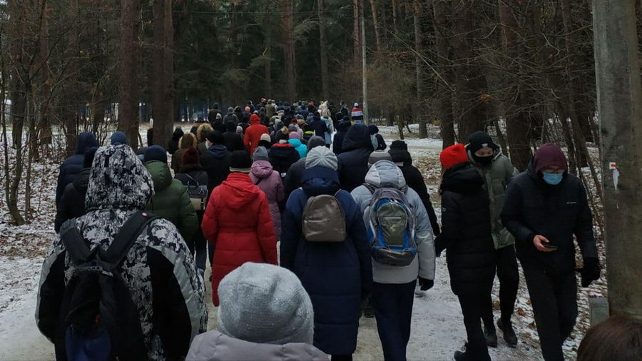 В минских микрорайонах люди вновь вышли на акцию протеста