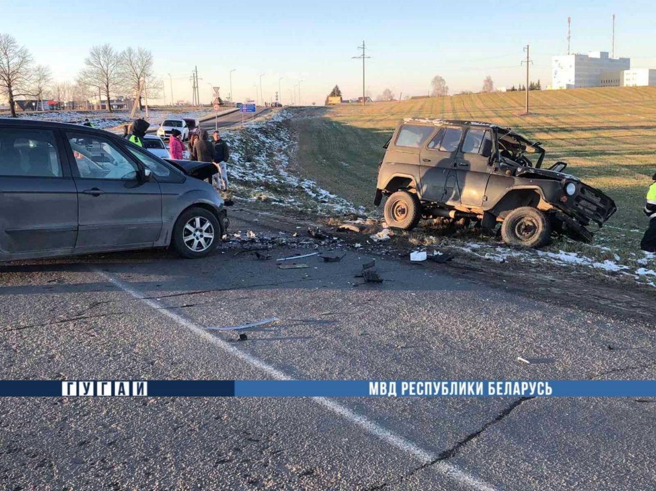 Мужчина погиб в лобовом ДТП на дороге Смолевичи-Жодино