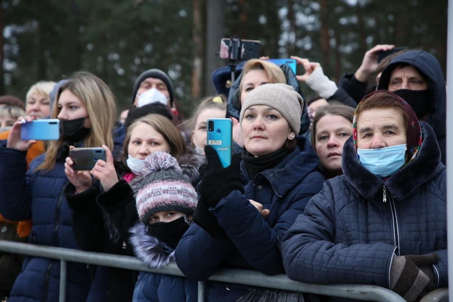 Новобранцы Вооруженных сил Беларуси приносят присягу