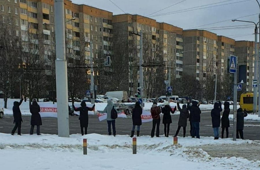 В воскресенье беларусы вышли на акции протеста