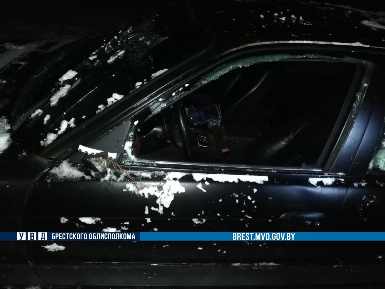 Сразу пять автомобилей столкнулись под Брестом из-за BMW