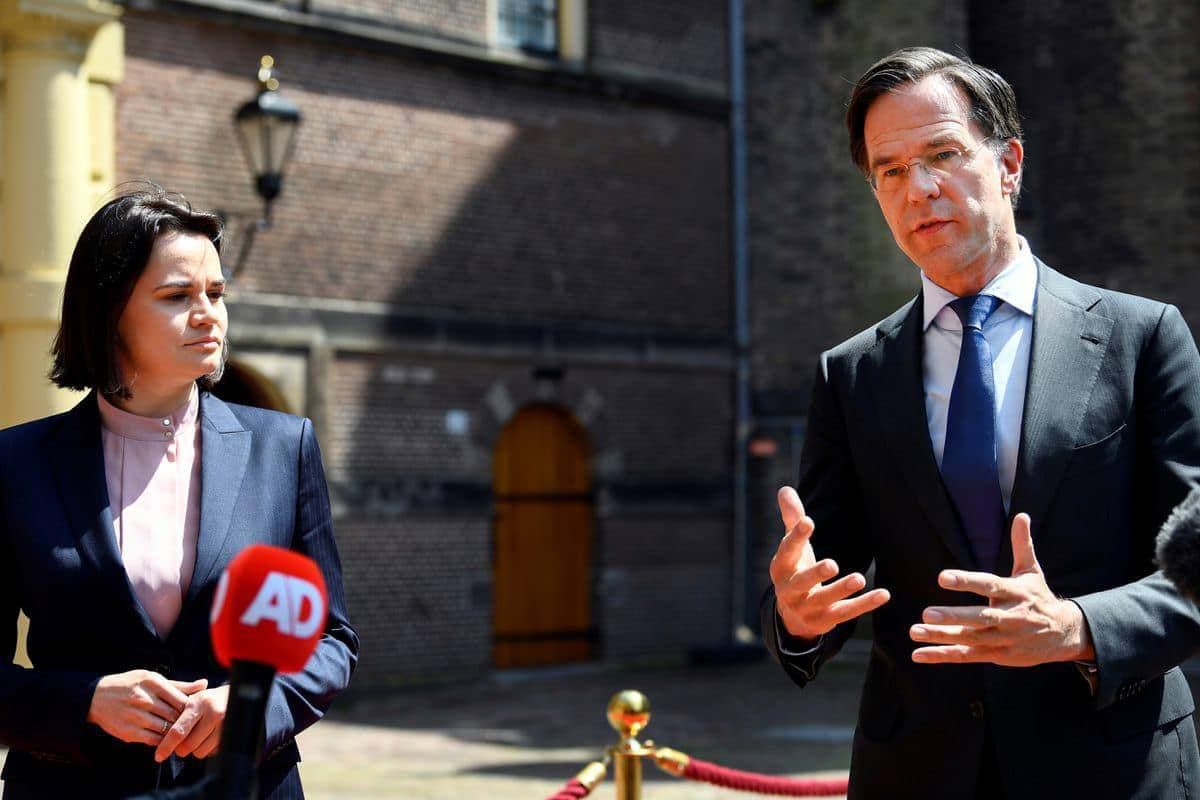 Тихановская встретилась с премьер-министром Нидерландов в Гааге