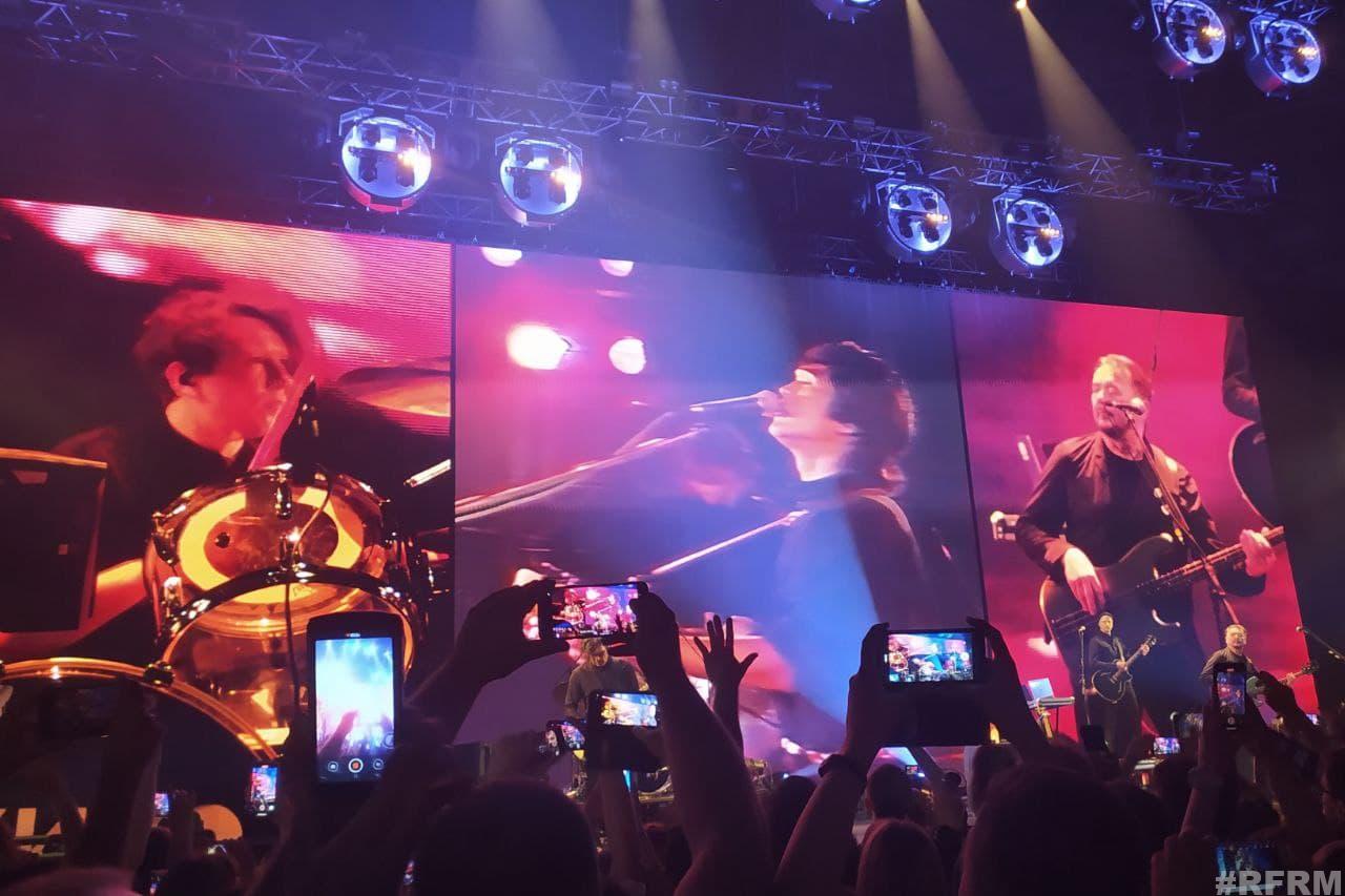 Группа "Кино" сыграла "Перемен" на концерте в Минске: видео и фото