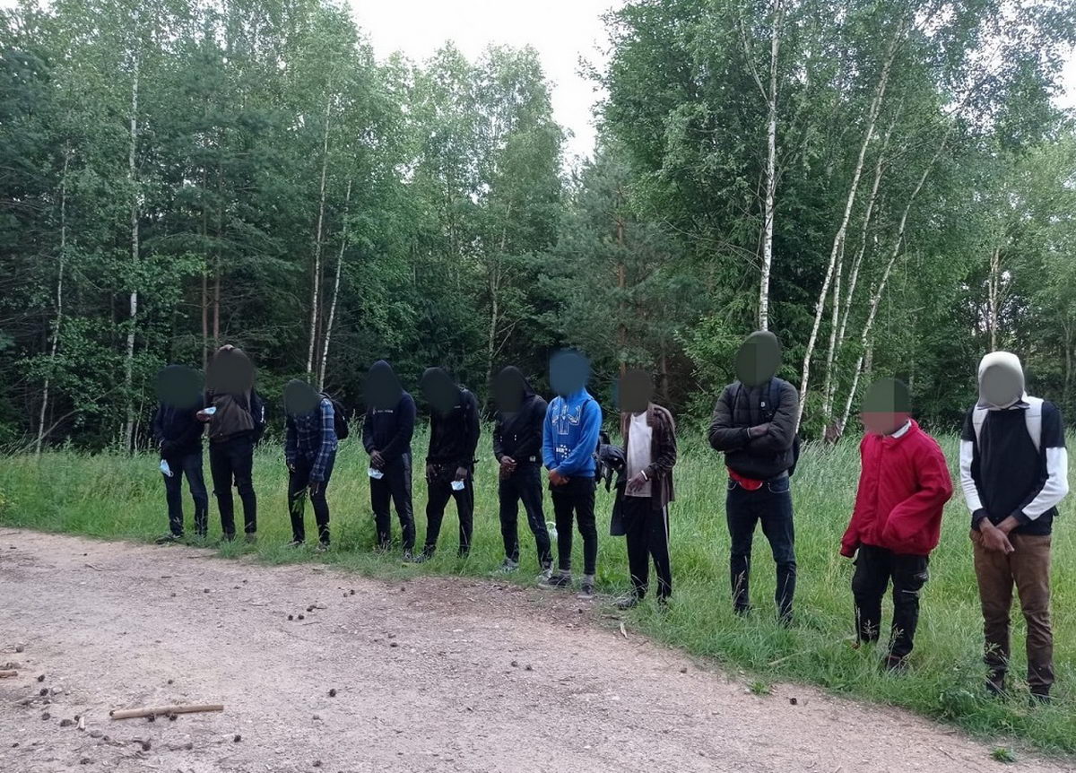 В Литве снова задержали 36 мигрантов у границы с Беларусью