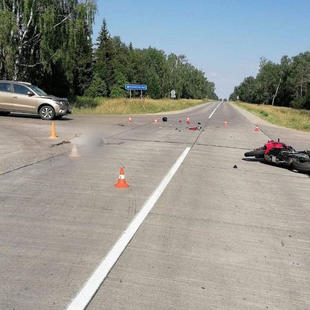 Под Мачулищами погибли мотоциклист и его пассажир
