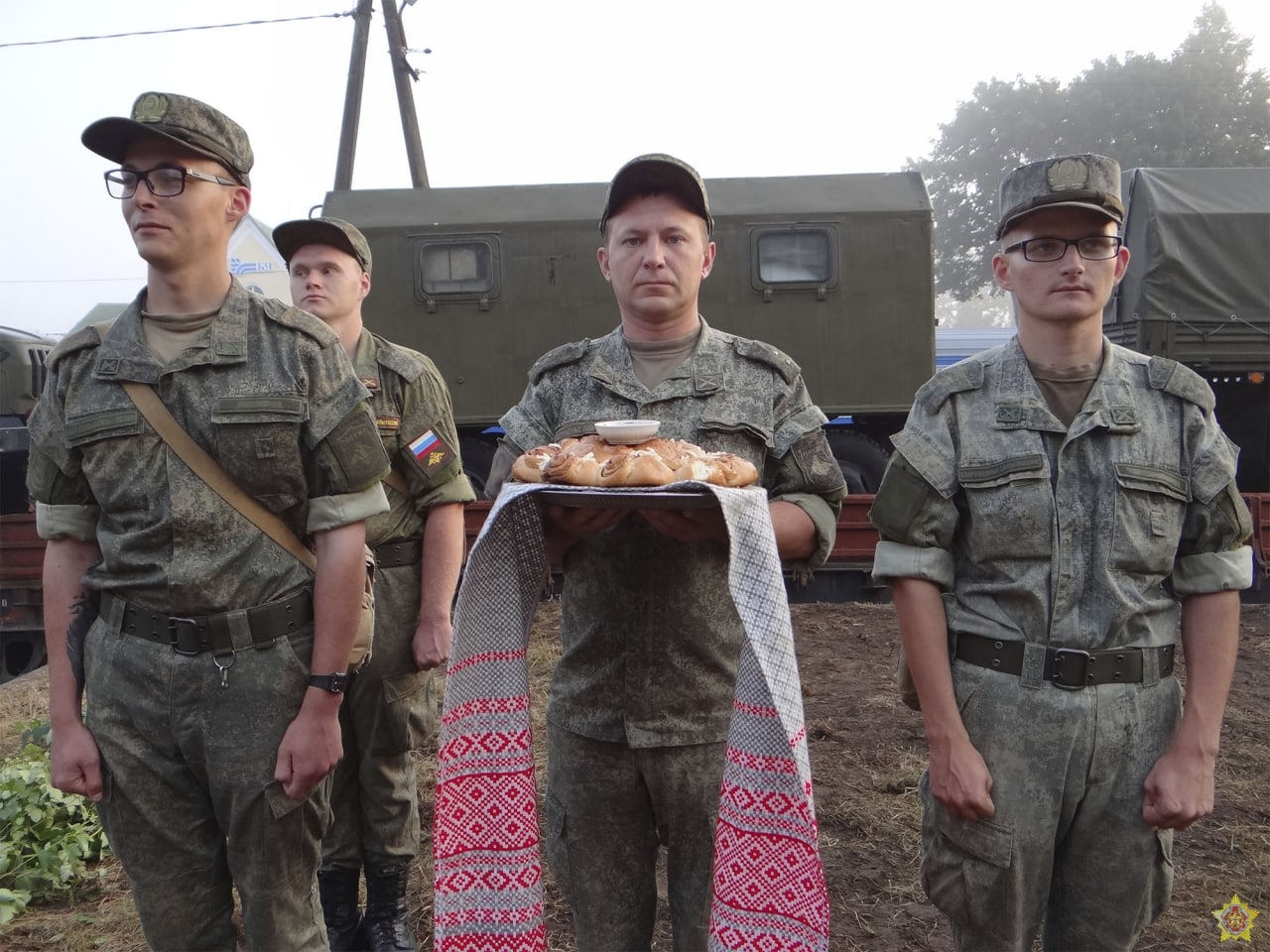 Военный эшелон из России прибыл в Беларусь