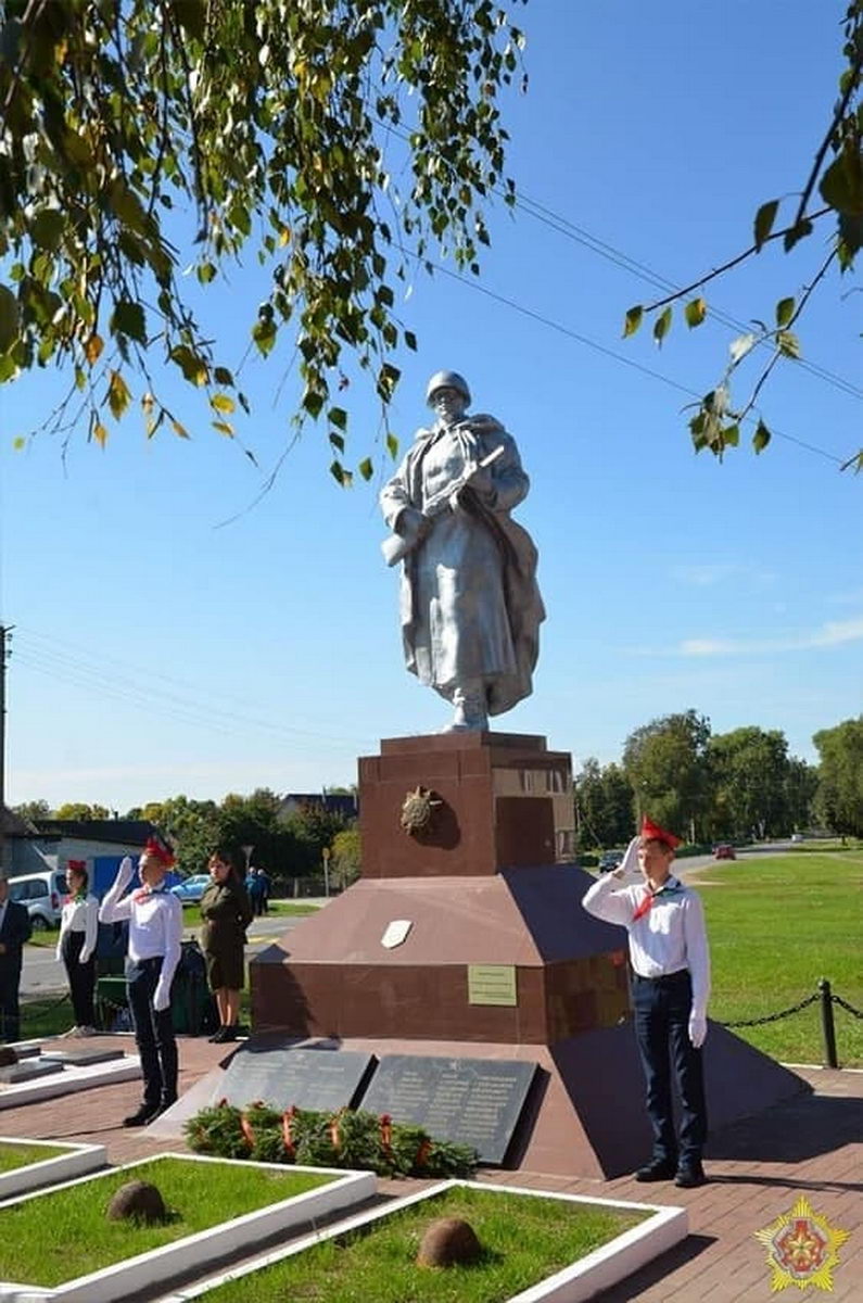 В Жлобинском районе перезахоронили останки 69 воинов