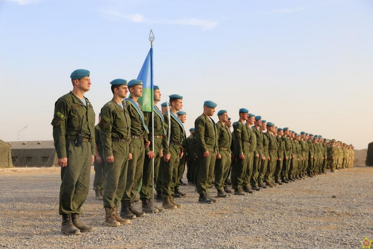 Беларусские военные разместились в полевом лагере в Таджикистане - фотофакт