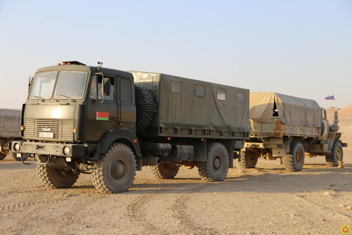 Беларусские военные отрабатывают организацию материально-технического обеспечения в Таджикистане