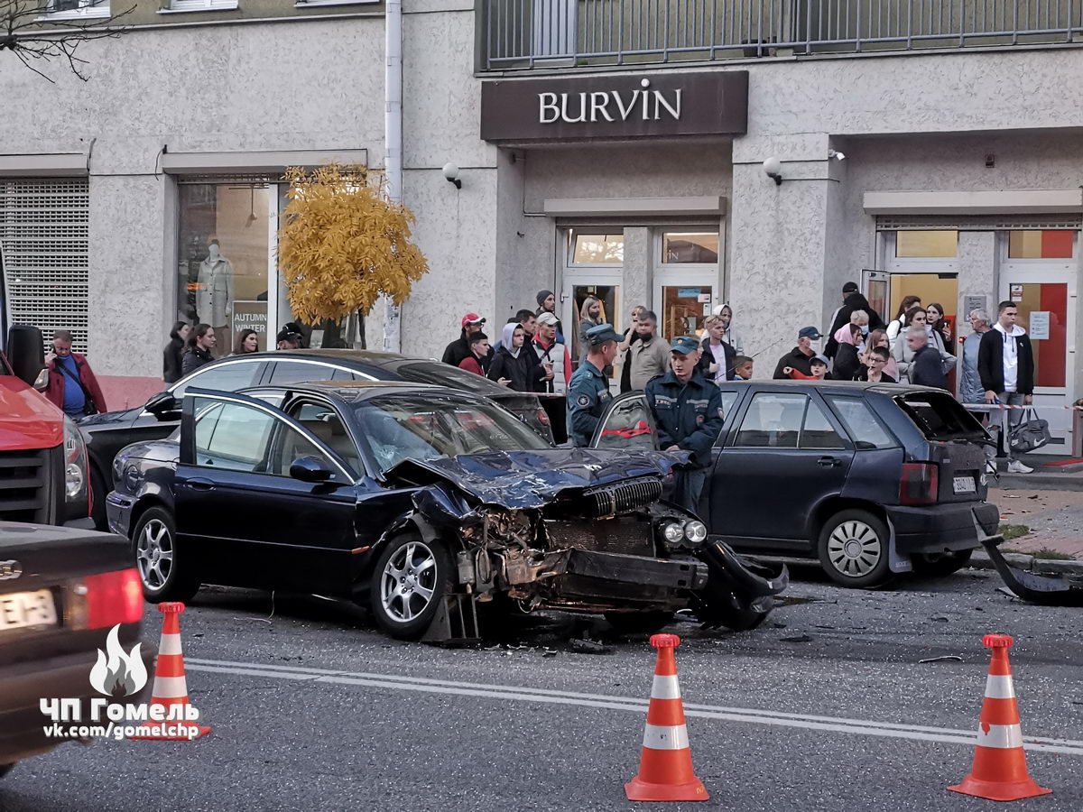 В ДТП в Гомеле пострадали два человека