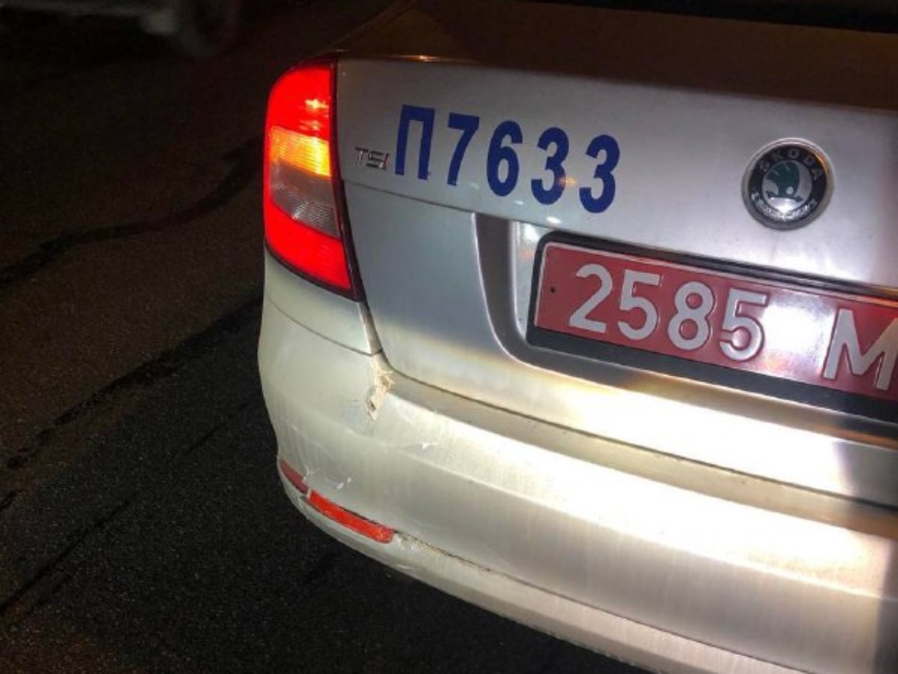 Милицейский автомобиль попал в ДТП в Минске