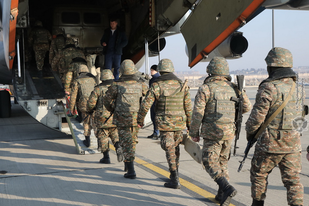 Армения отправила в Казахстан 100 военнослужащих