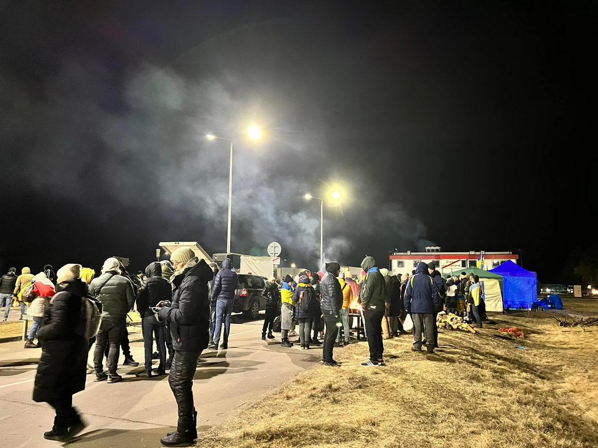 Активисты блокируют проезд беларусских и российских фур в польском Корощине