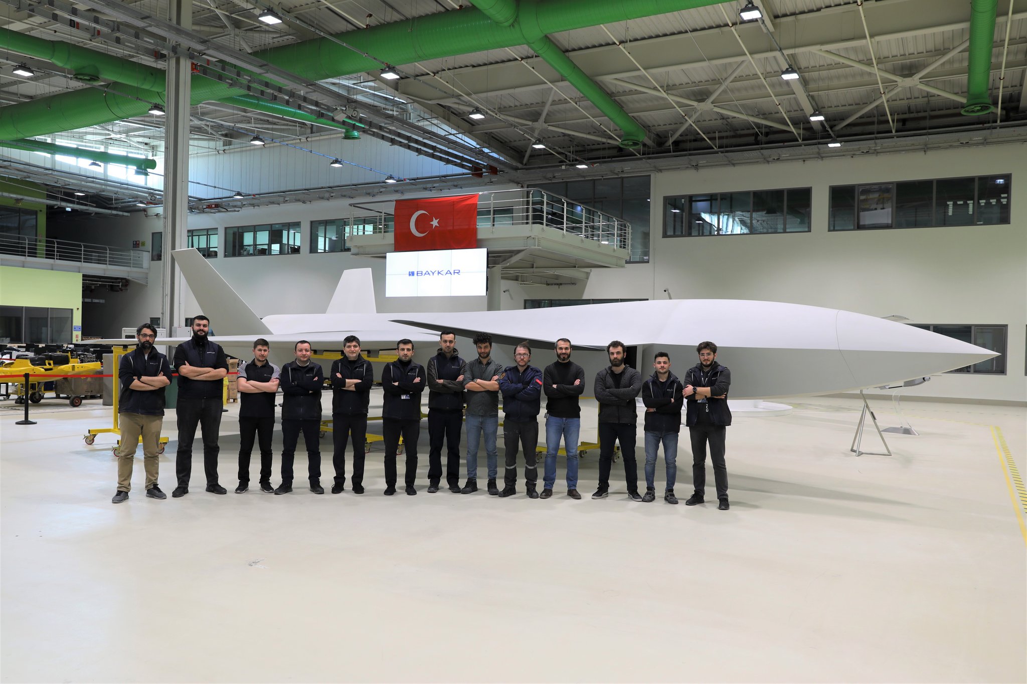 Турецкая Baykar Technology показала собранный реактивный беспилотник Bayraktar Kızılelma