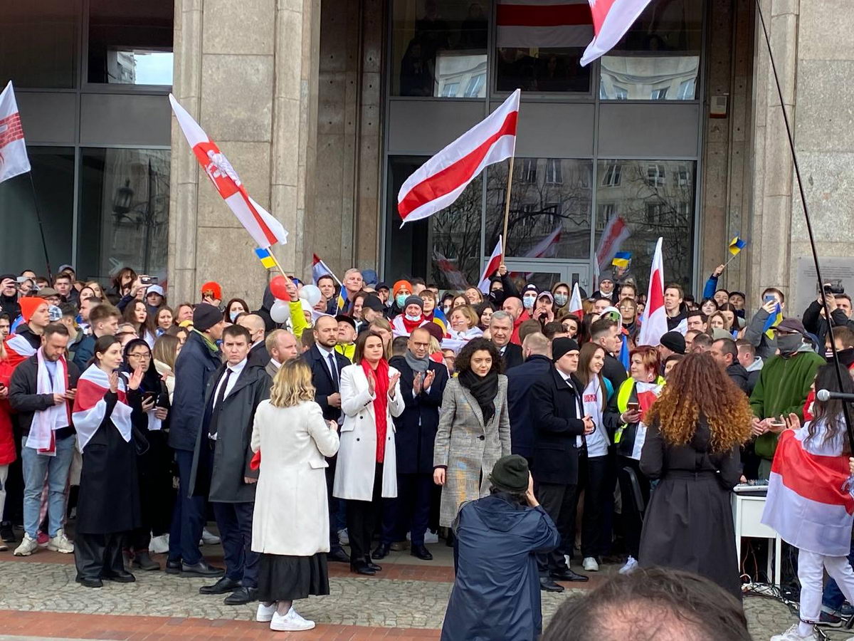 В Варшаве проходит Марш в честь Дня Воли