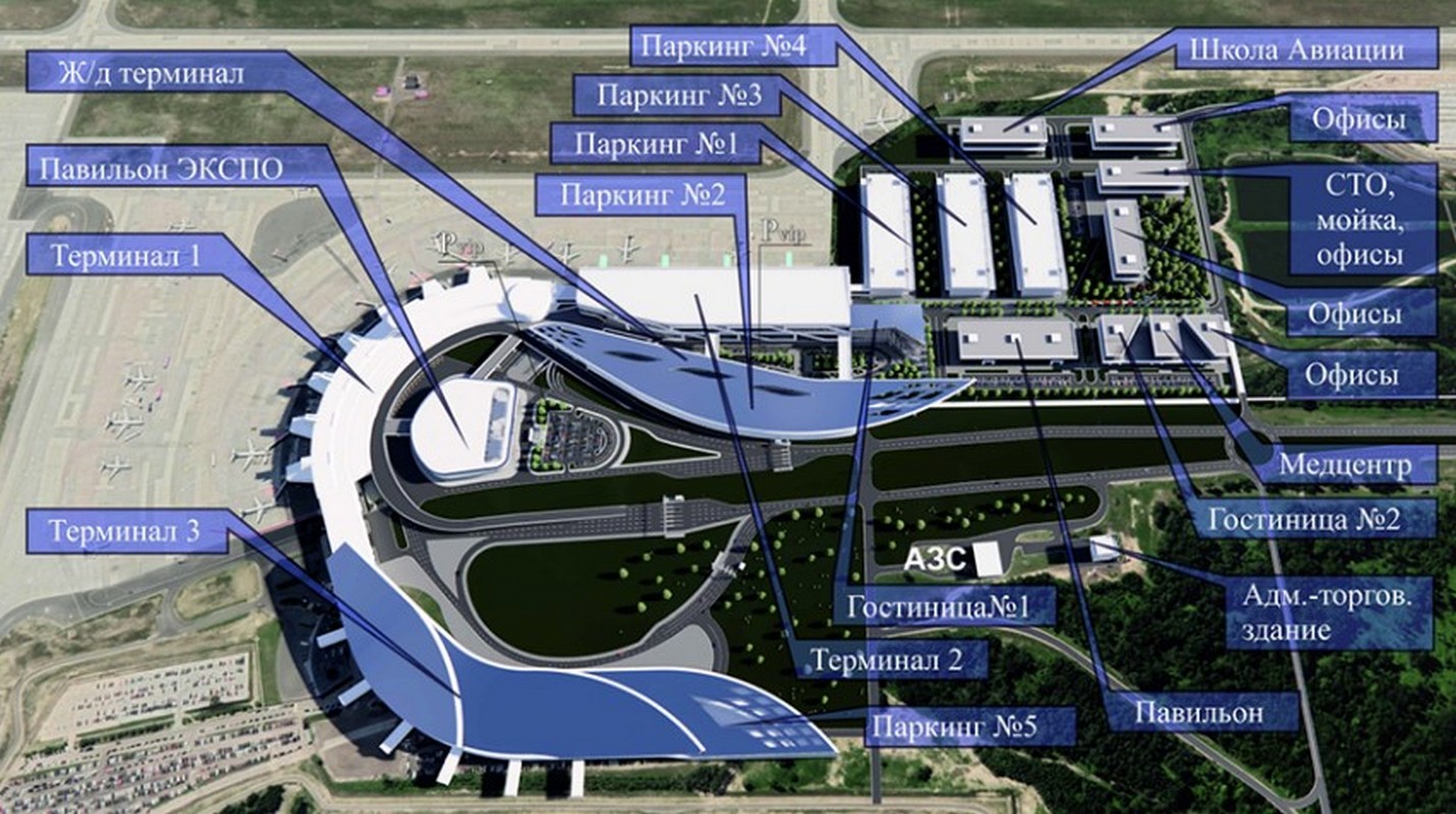В "Белгоспроекте" рассказали, как планируется изменить Национальный аэропорт "Минск"