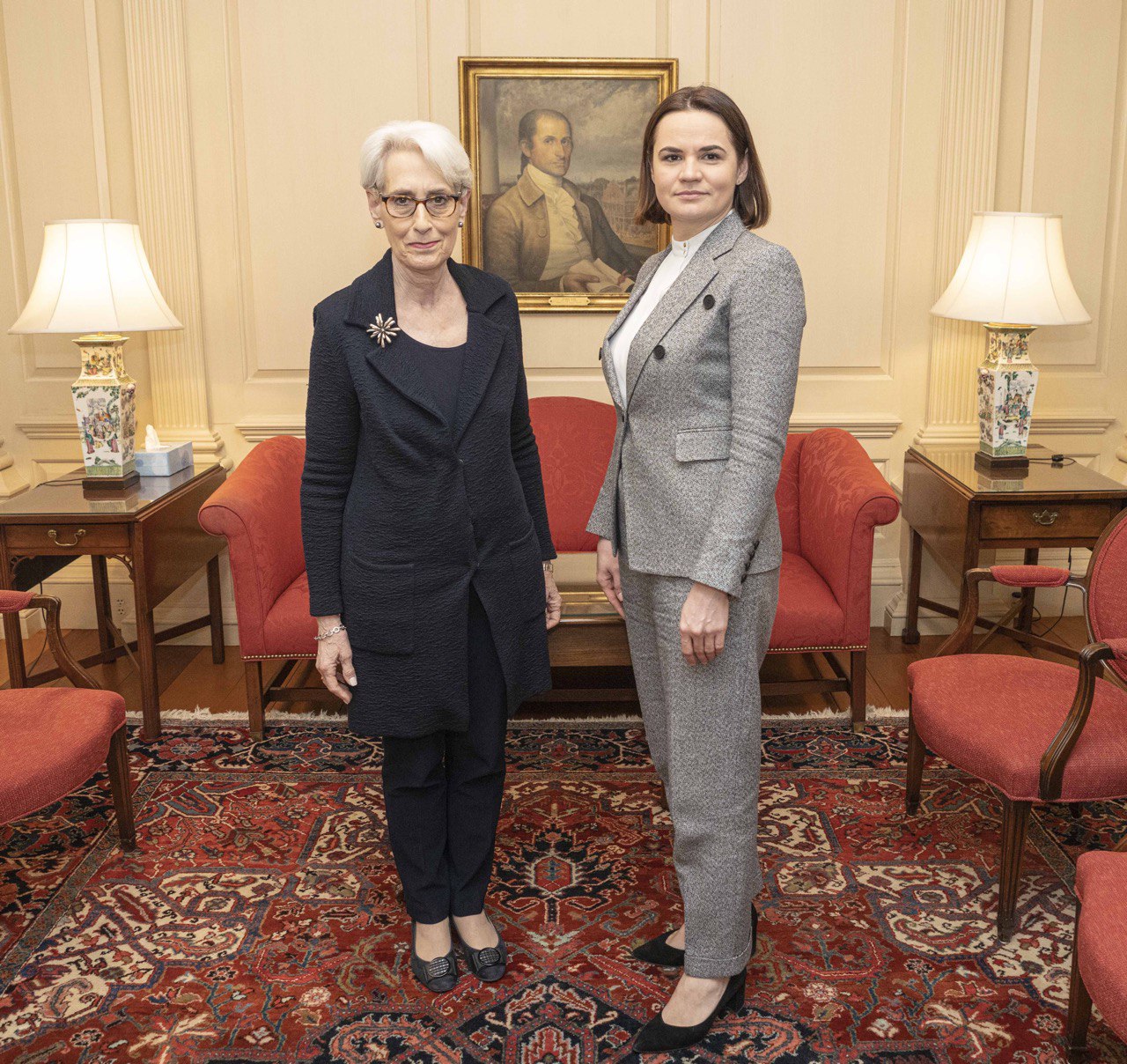 Тихановская провела встречу с руководством Госдепартамента США