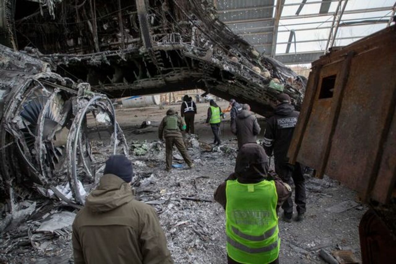 Украина опубликовала новые фото уничтоженной «Мрии»