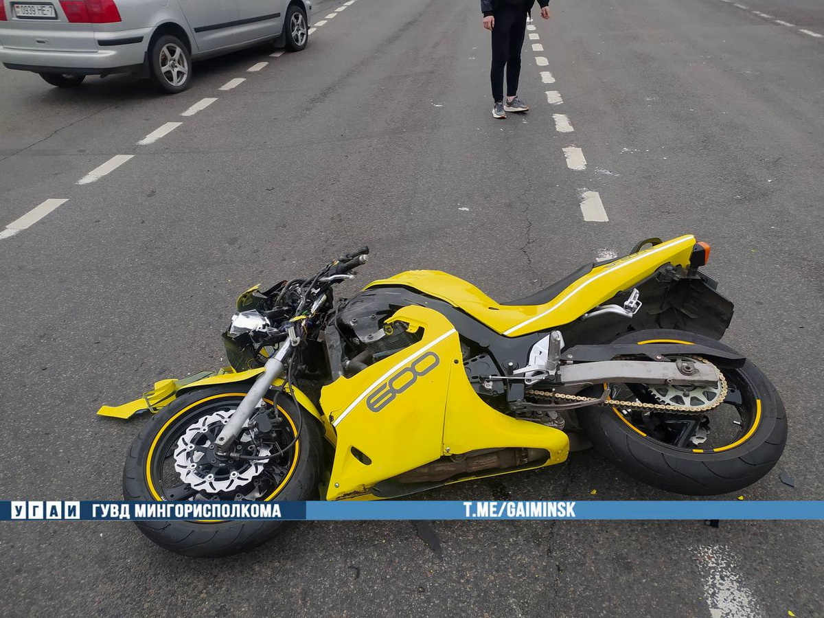 В Шабанах травмирован 27-летний мотоциклист