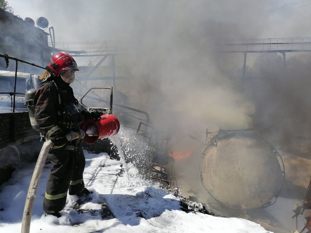 На пожаре в котельной в Витебске пострадало три человека