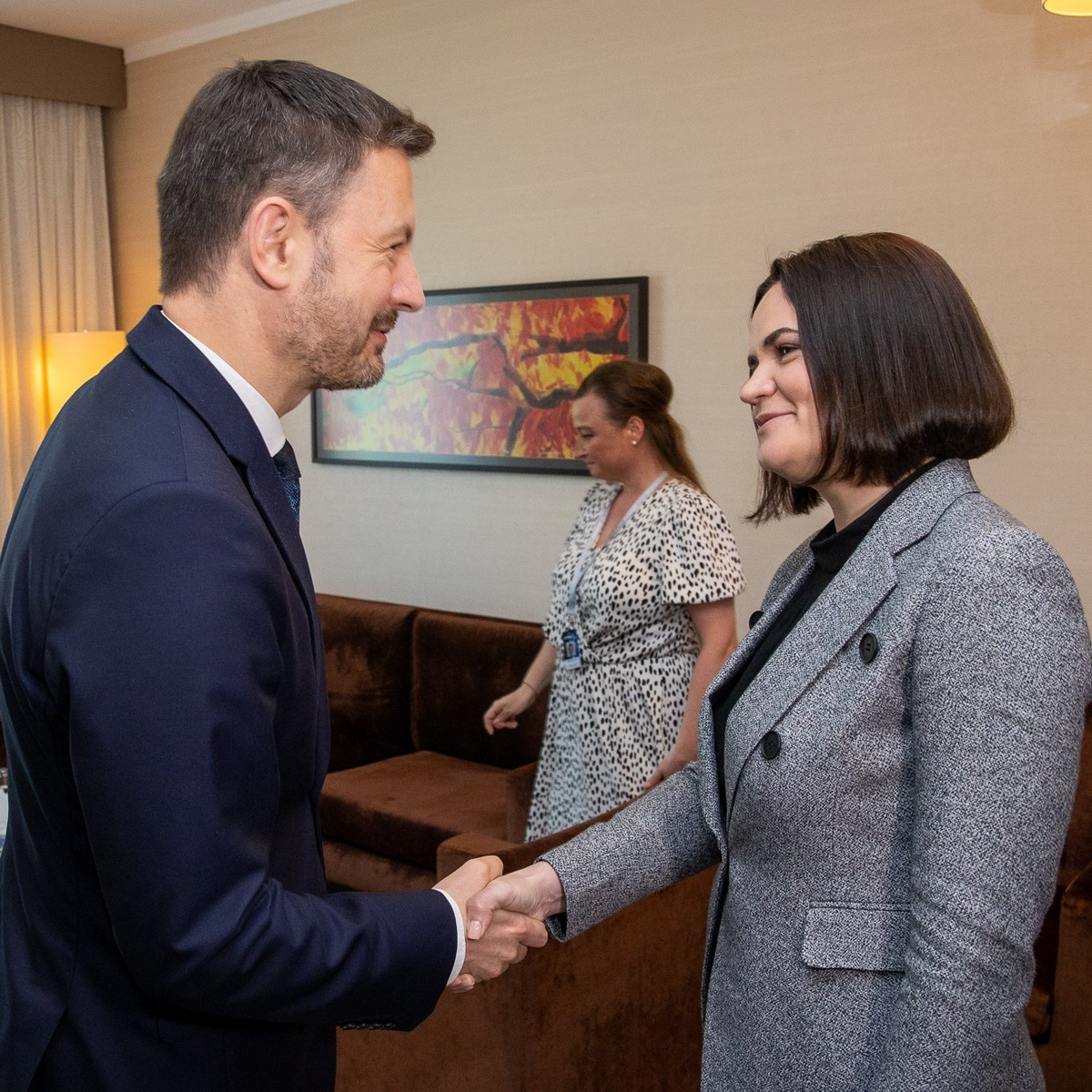 Тихановская встретилась с премьером и главой МИД Словакии