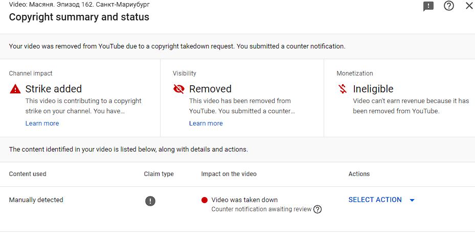 Youtube удалил антивоенный эпизод «Масяни» под странным предлогом