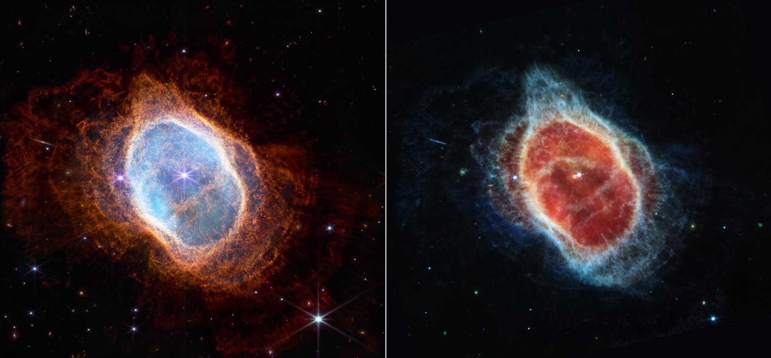 Умирающая звезда, эволюция галактик и космические утесы - NASA показало еще несколько снимков телескопа "Уэбб"