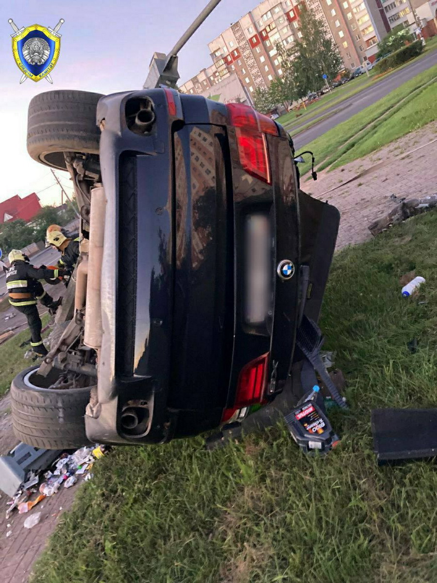 Водитель BMW X5, пассажир которого погиб в Полоцке, был пьян - СК