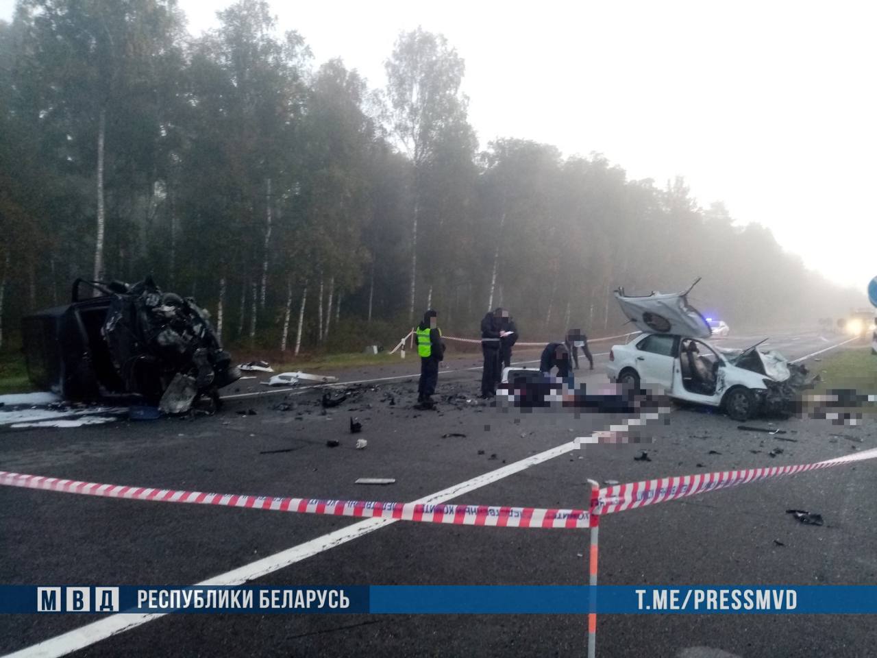 Четыре человека погибли в ДТП на трассе Брест-Минск под Ивацевичами