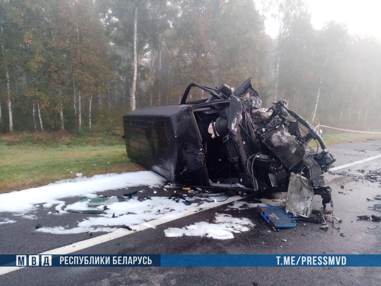 Четыре человека погибли в ДТП на трассе Брест-Минск под Ивацевичами