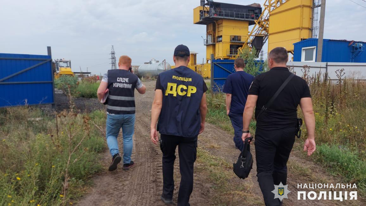 В Николаевской области арестовали имущество двух беларусских асфальтовых заводов
