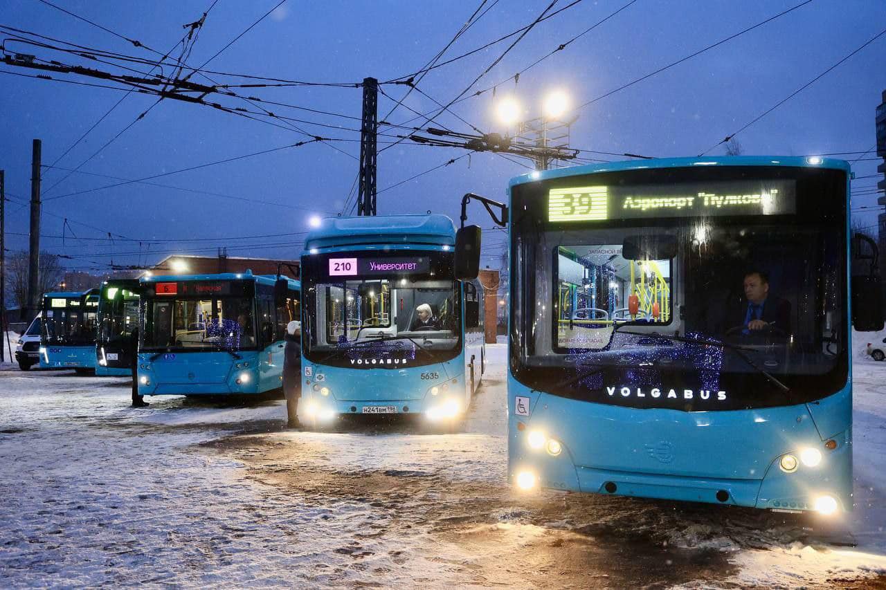 МАЗ завершает контракты на поставку автобусов в Санкт-Петербург